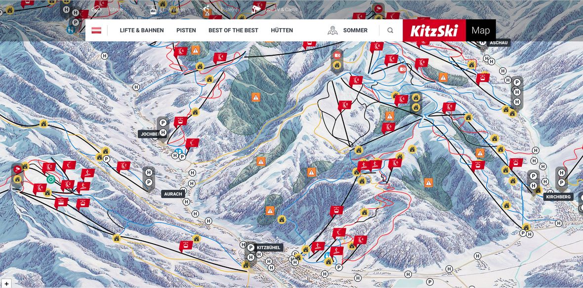 Ski Areas In Austria 58712 
