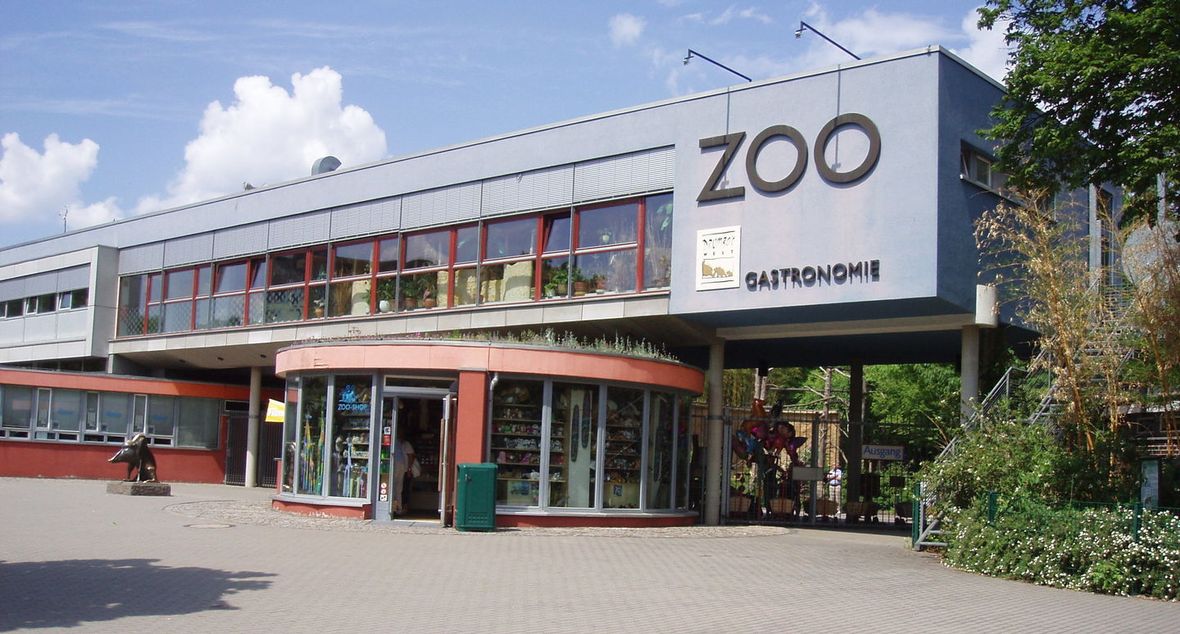 Dresden Zoo entrance