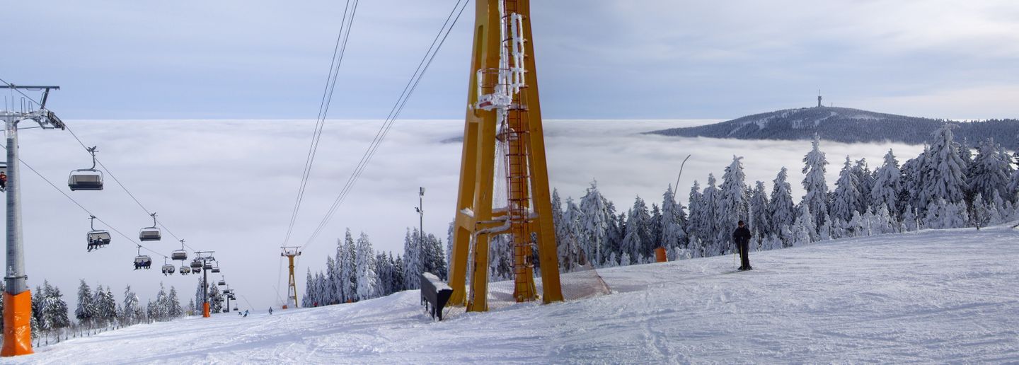 View from Grossen Fichtelberg
