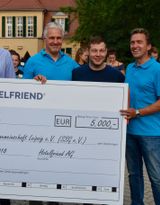 SSG Leipzig Scheckübergabe