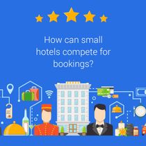 How can small hotels compete for bookings