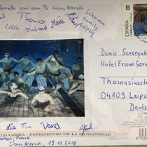 Thanks to SSG Leipzig team for the postcard