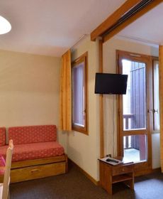 Belle Plagne Divisible Studio on Slopes for 3/4 People of 21 Mâ² Cl457