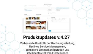 Product Updates v.4.27: Enhanced Invoicing Control, Flexible Service Management, Faster Room Setup, and Smarter BE Pro Settings
