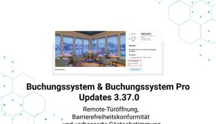 Booking Engine & Booking Engine Pro Updates 3.37.0: Remote Door Opening, Accessibility Compliance, and Improved Guest Coordination