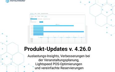 Product Updates v4.26: Occupancy Insights, Event Planning Enhancements, Lightspeed POS Improvements, and Streamlined Reservations
