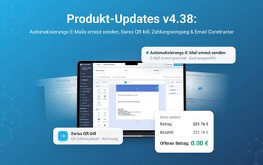 Product Updates v4.38: Resend Automation Email, Swiss QR-bill, Payment Date & Email Constructor