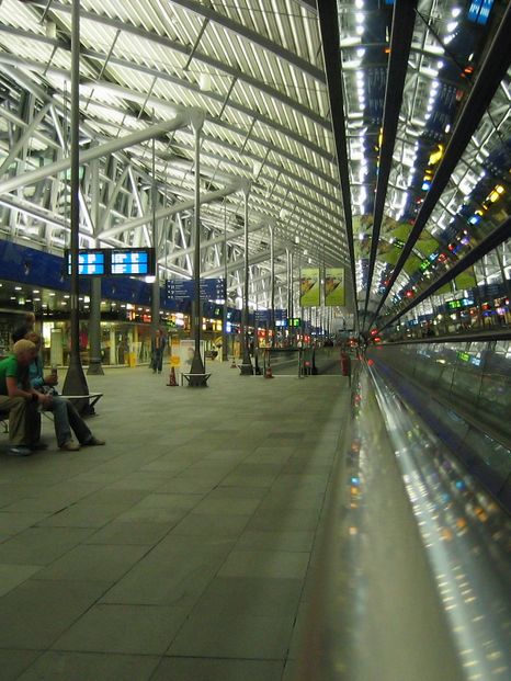 Flughafen Leipzig von innen
