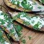 gegrillte auberginen