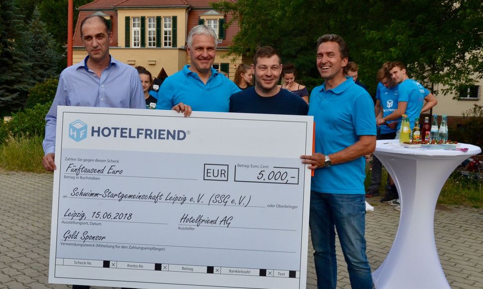 SSG Leipzig Scheckübergabe
