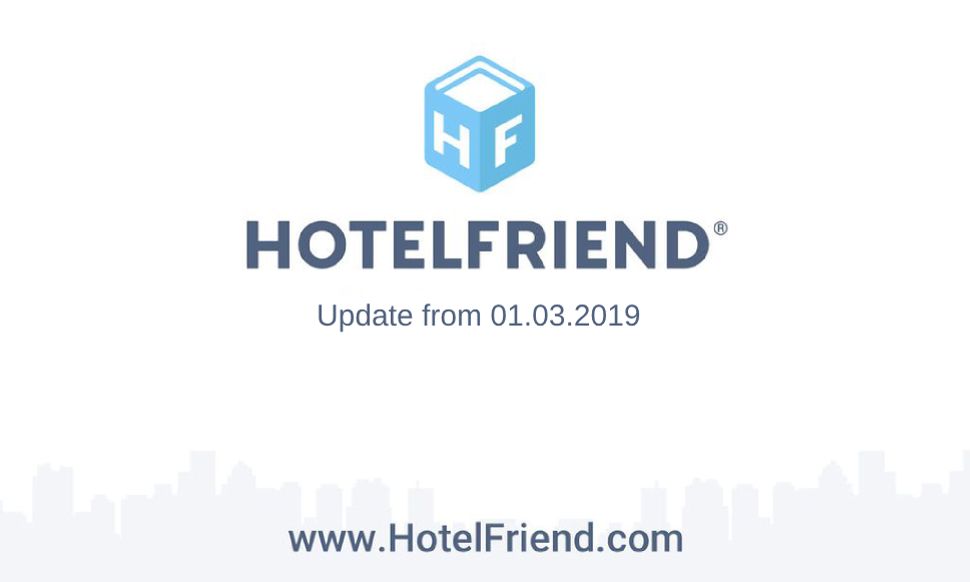 Product updates 01.03.2019: Software, Guest App, Website
