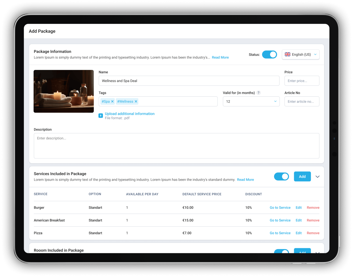 Pakete & Arrangements