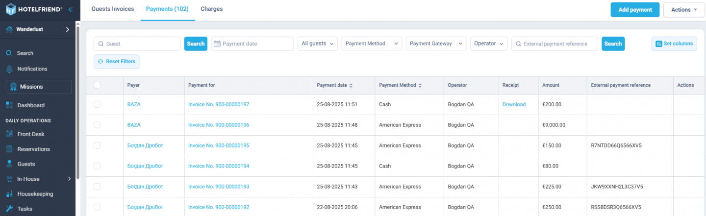 Better Payment Trackin