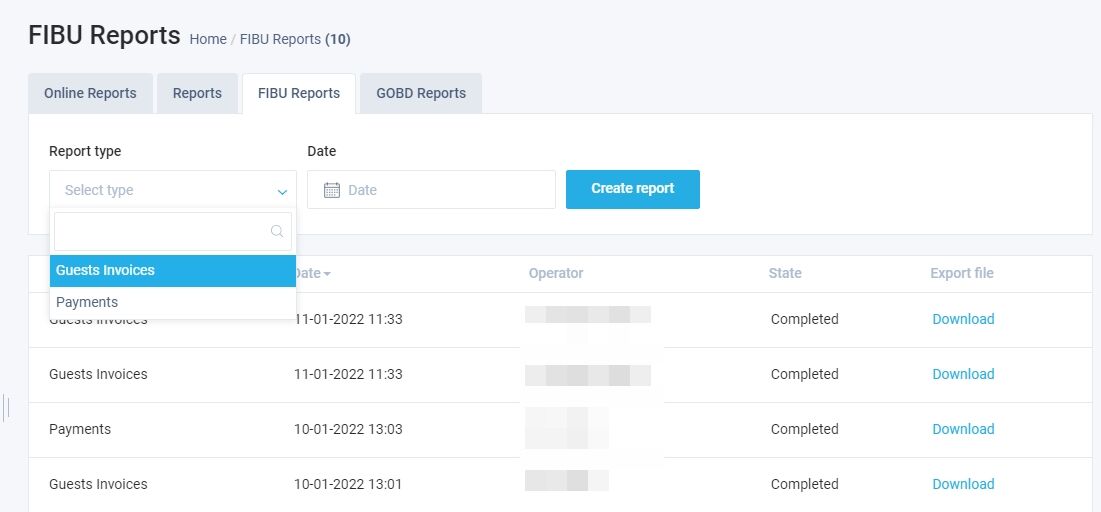 Improvement of GoBD Report