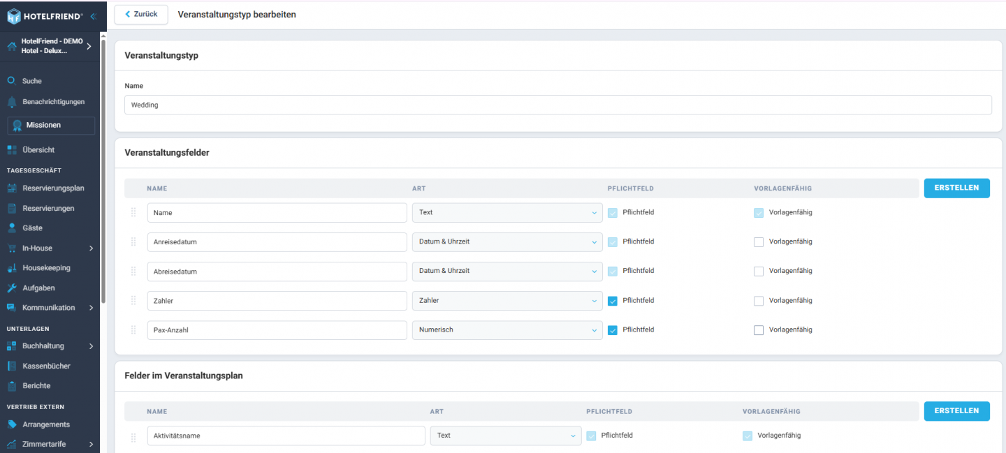 Verbesserungen im Event-Management