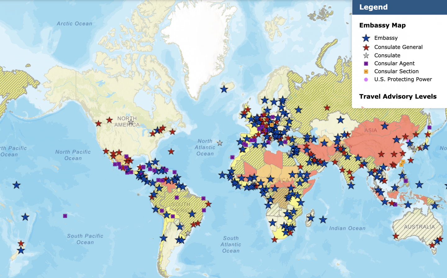 Real-time interactive Coronavirus map
