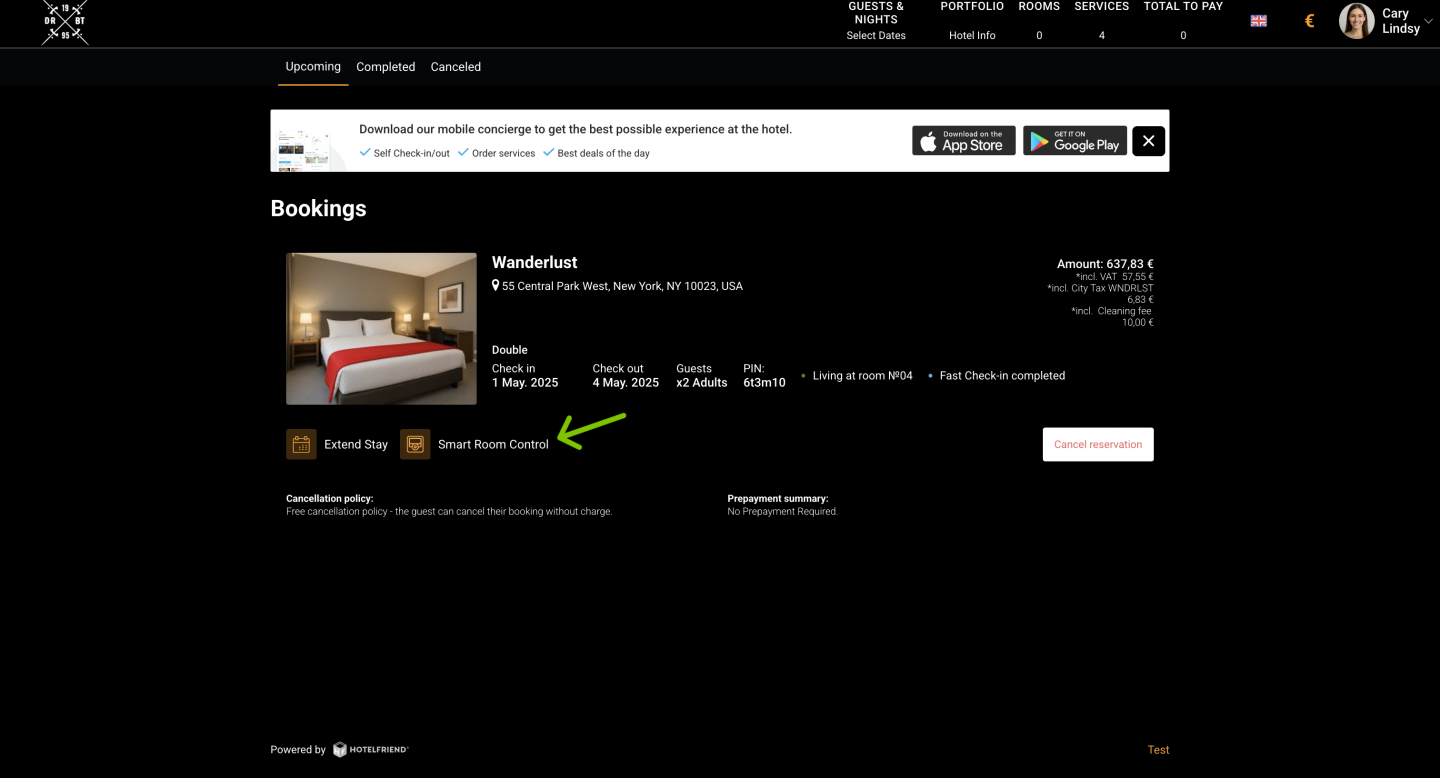 Loxone integration for smart heating control