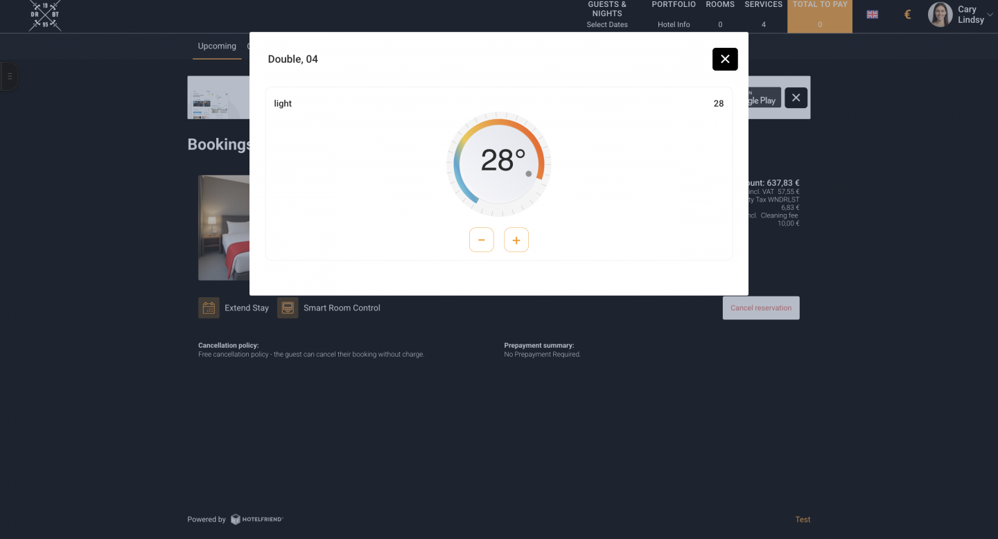 providing greater comfort and a modern, connected room experience