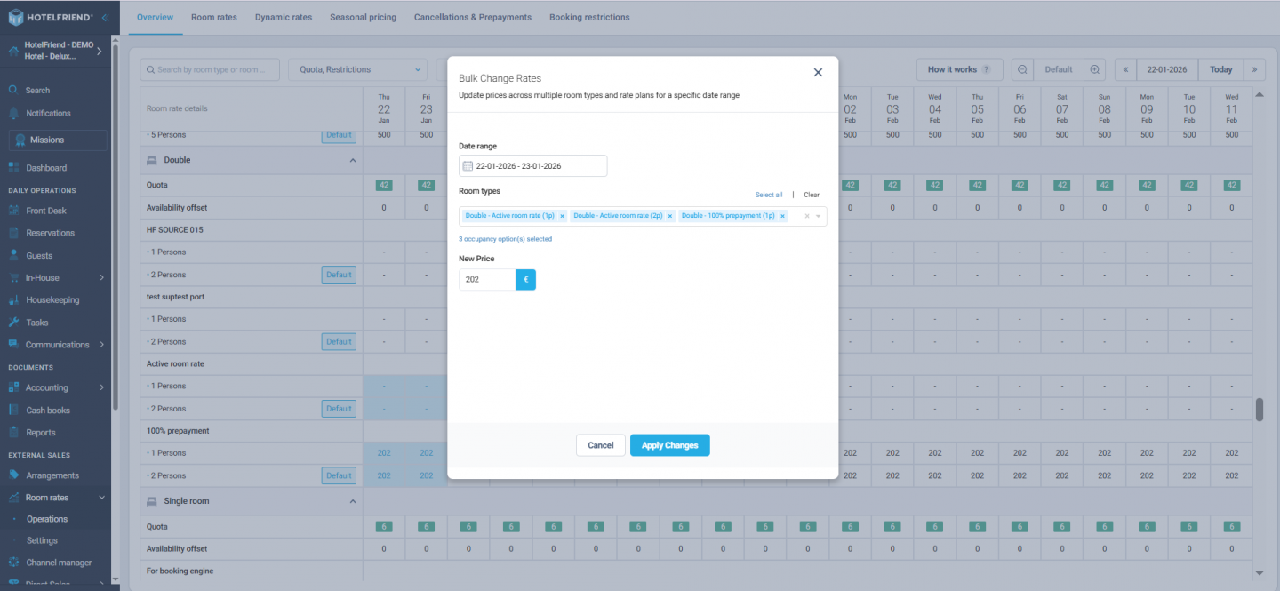 Rate Management Upgrade