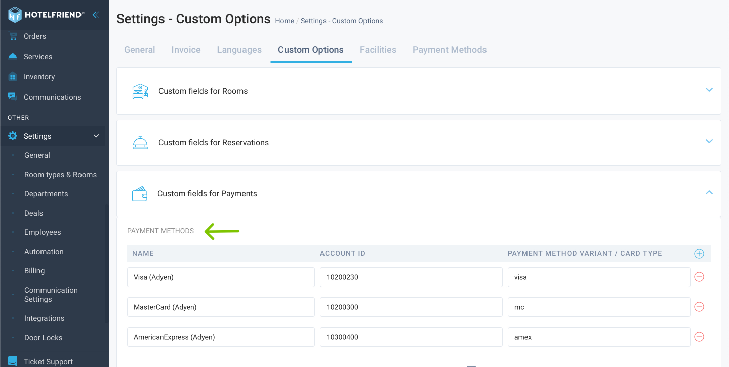 Clearer payment information displayed within reports and invoices 