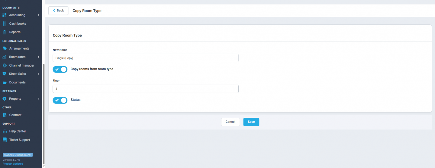 Faster setup for room management