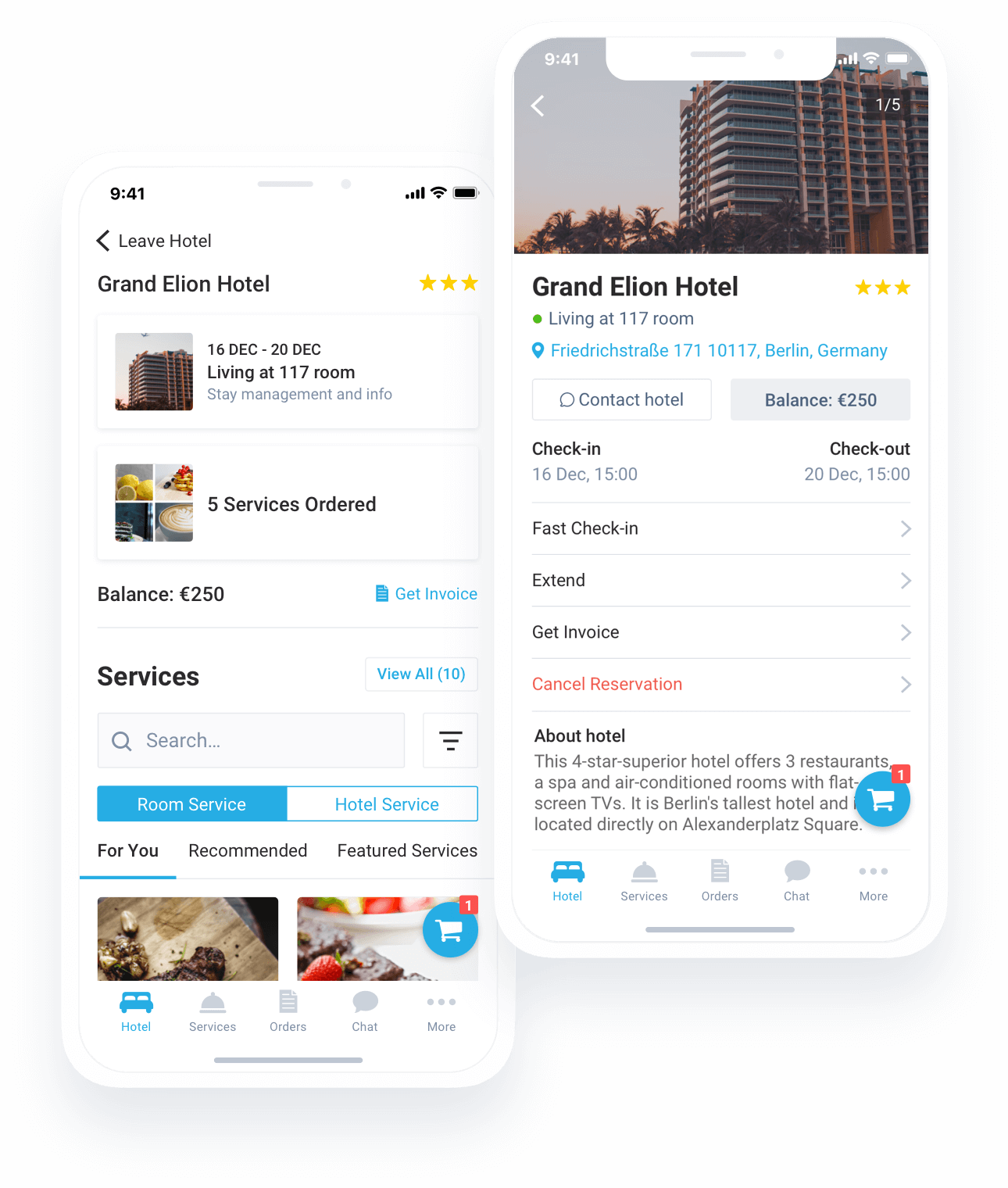 hotel moblie app concierge