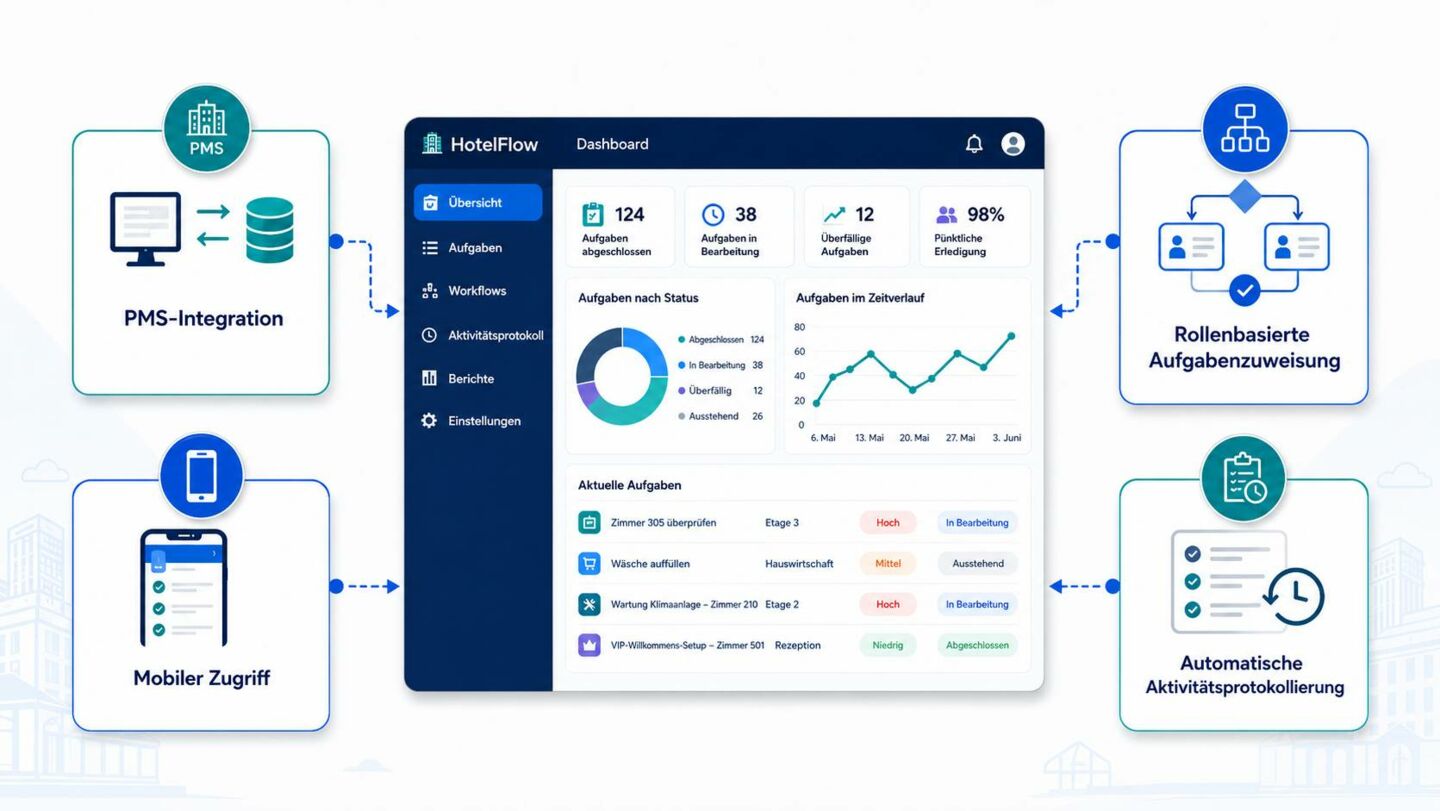 Welche Workflow-Automatisierungstools sind für Hotels am besten geeignet?