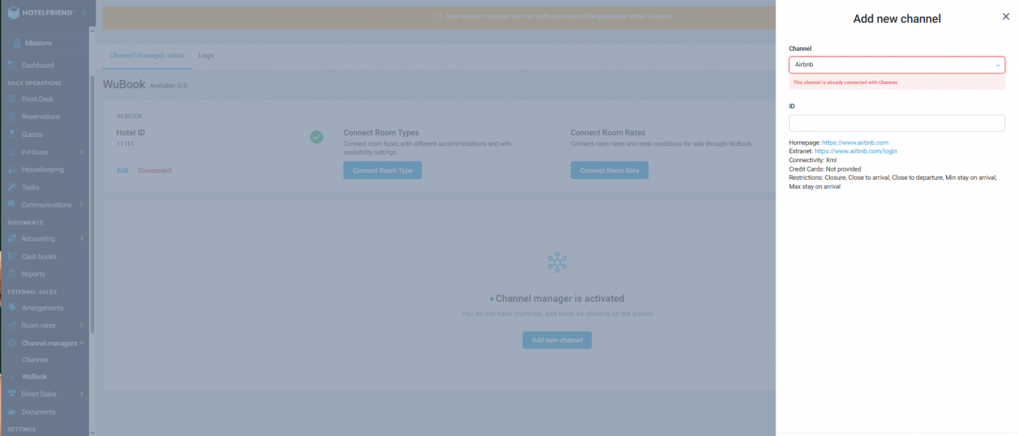 multiple channel managers