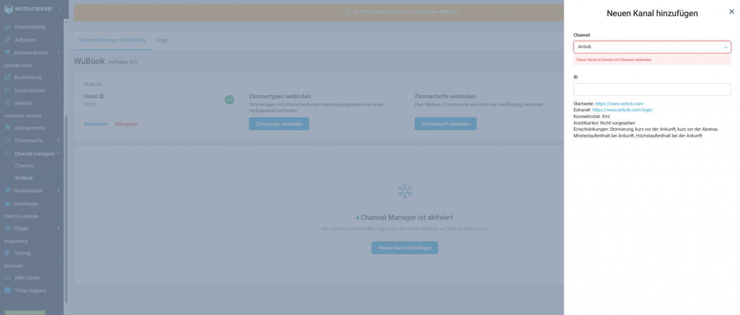 Mehrere Channel Manager