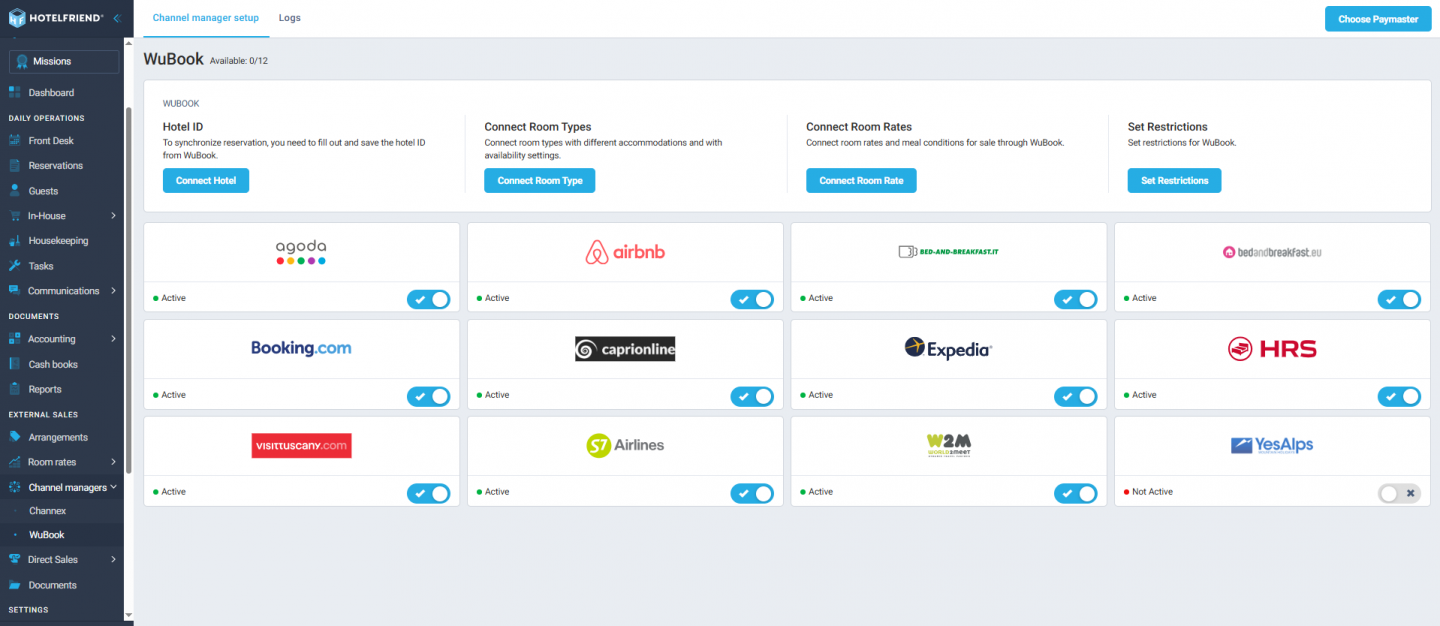 Run multiple channel managers at once