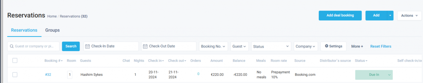 Restricted cancellation and modification of bookings from channels