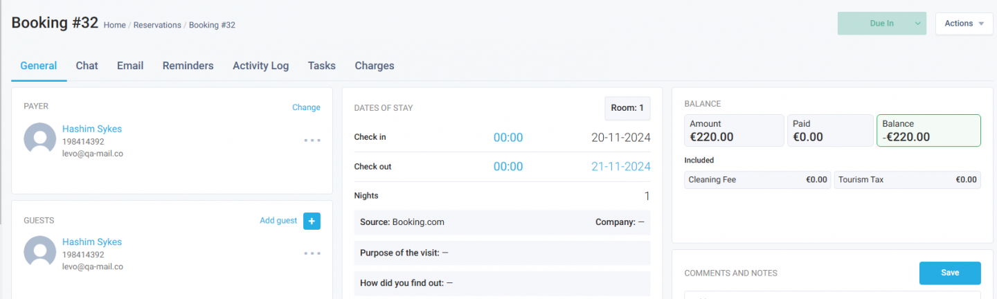 Restricted cancellation and modification of bookings from channels