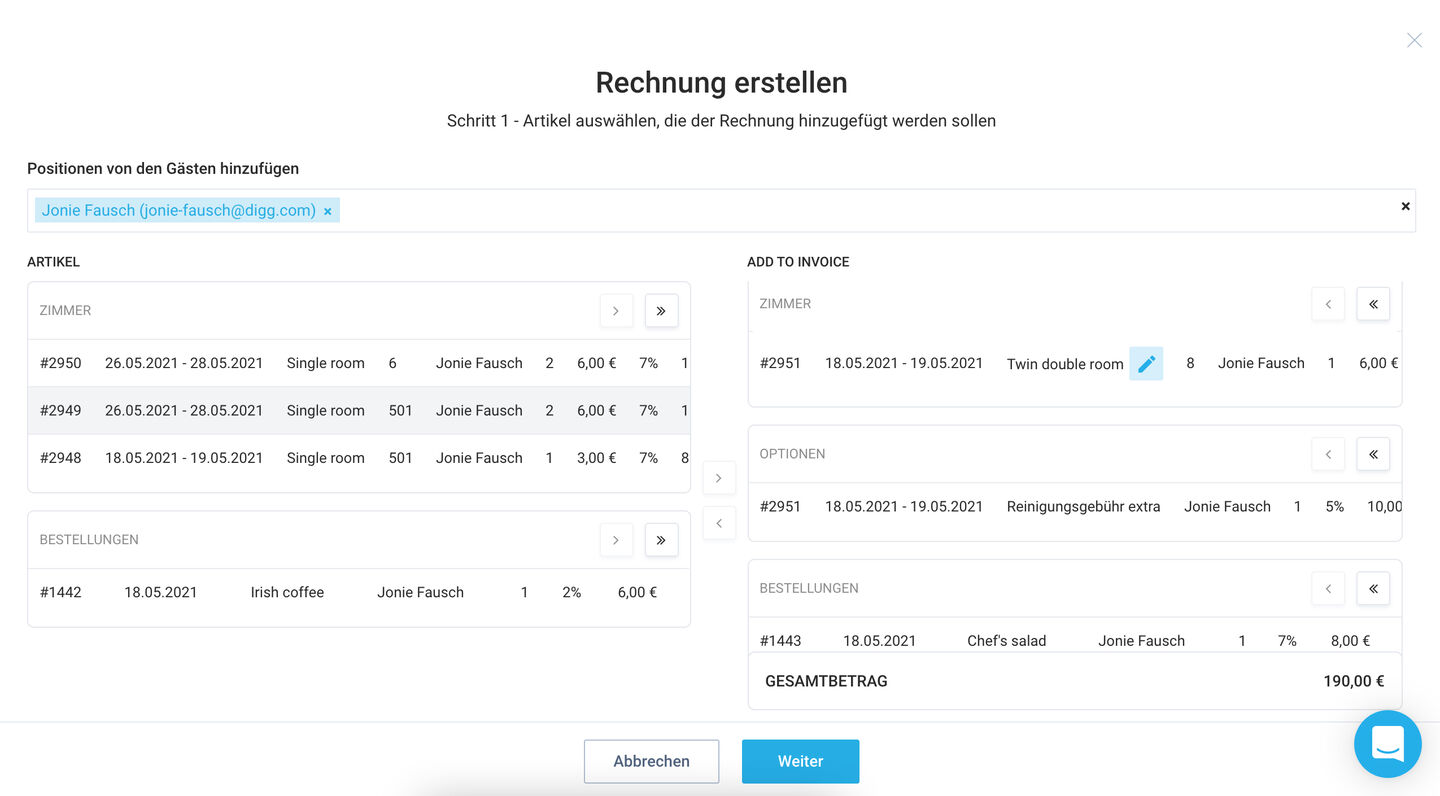 New design and flow for invoicing and payments
