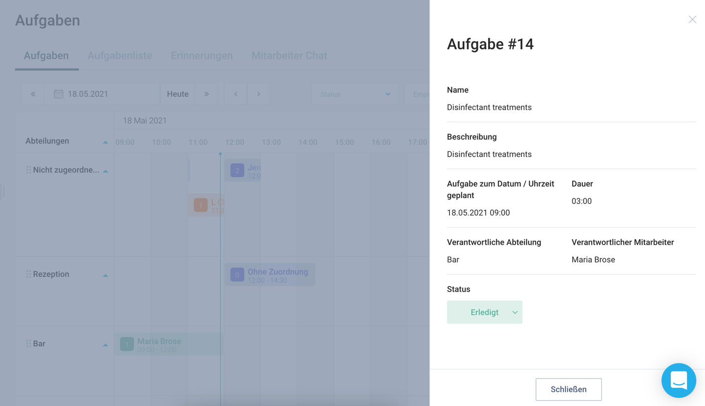 Added Task scheduler to Tasks module with such features
