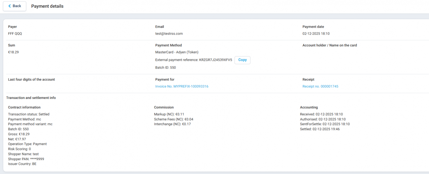 Gesamte Kommission (Adyen)