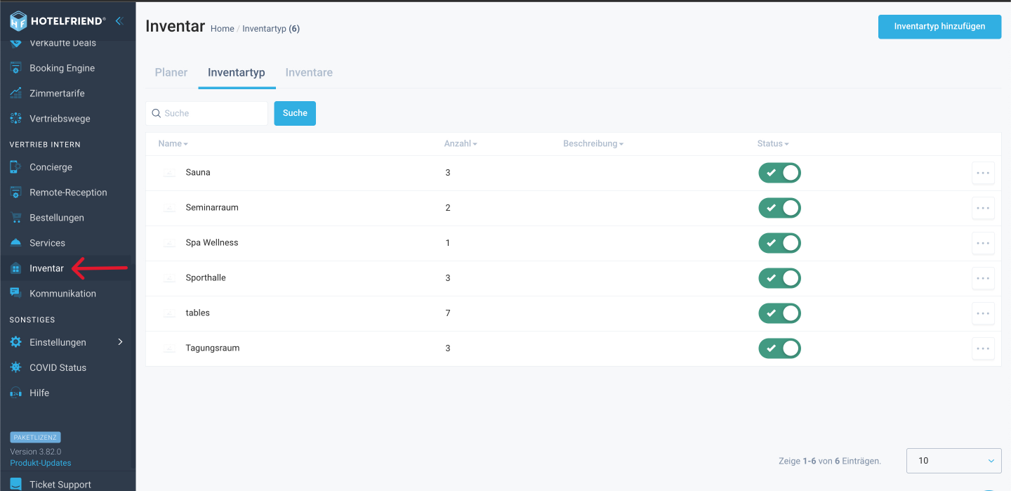 Optimierte Navigation für die Inventarisierung