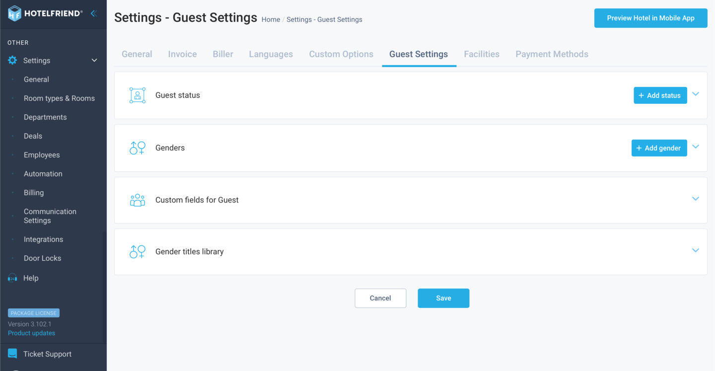 Introducing the Guest Settings tab for streamlined guest settings management