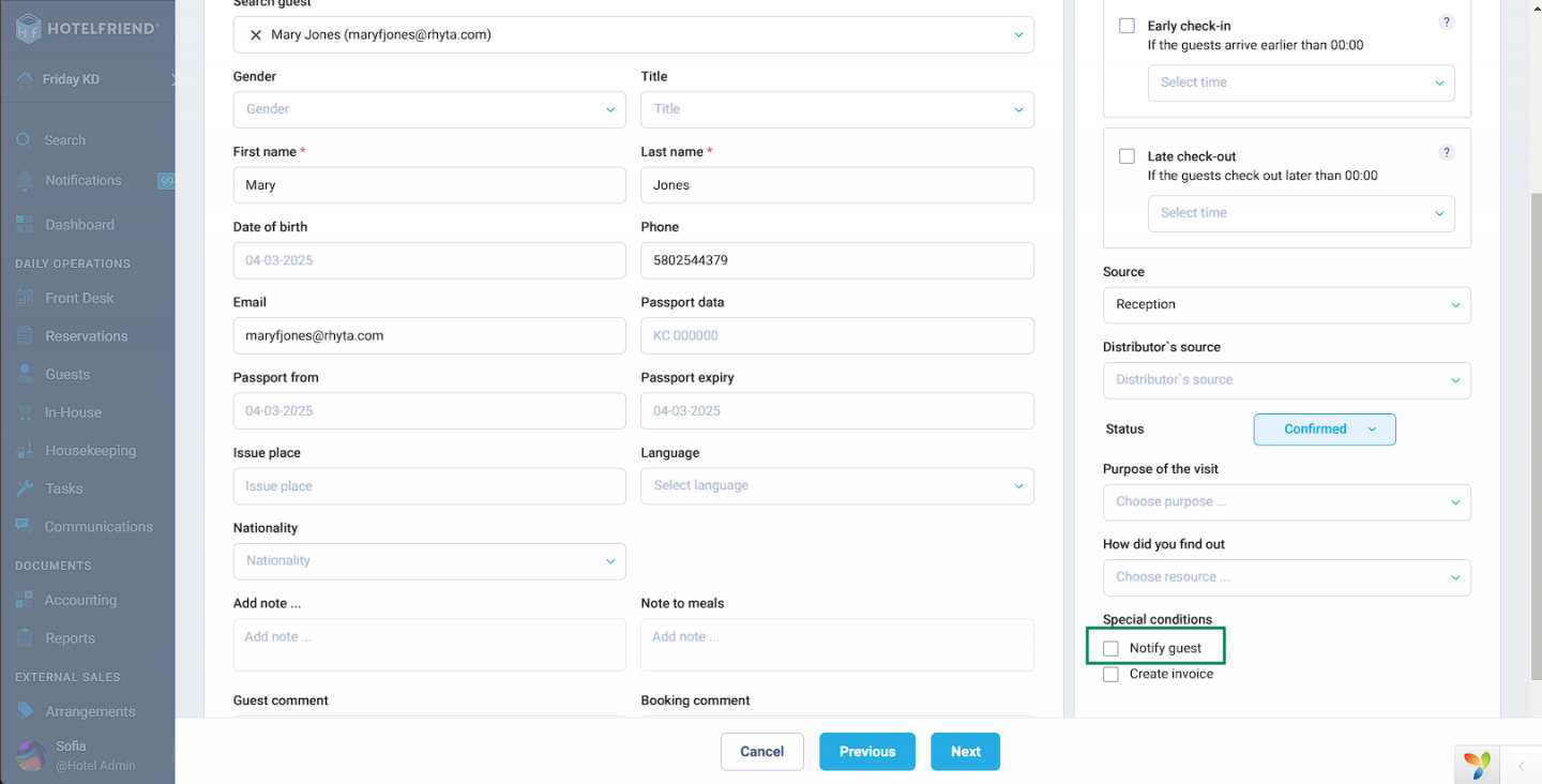 Introducing Create Invoice checkbox for group reservations