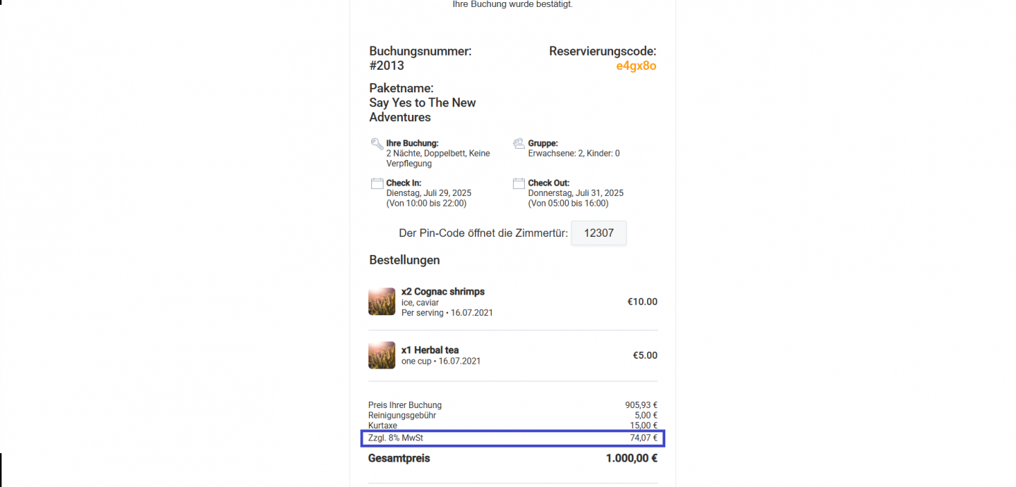 Klarere Mehrwertsteuer-Angabe in E-Mails und Angeboten