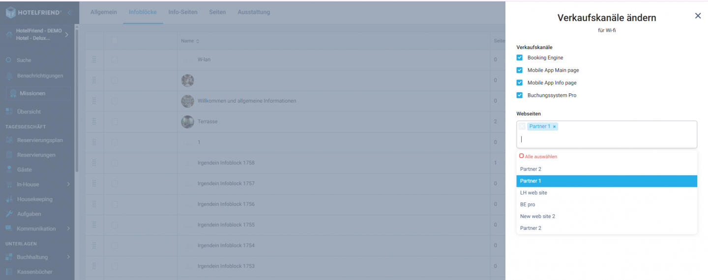 Info-Blöcke unterstützen jetzt BE Pro