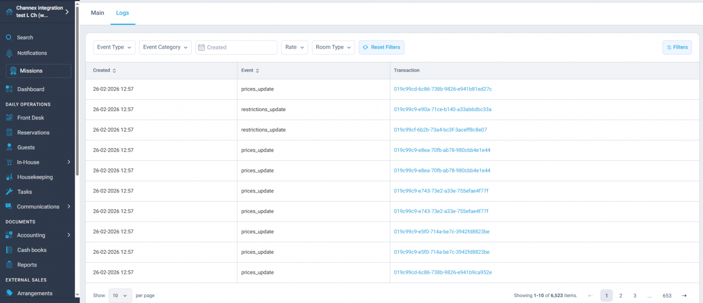 Integrations Lightspeed refinement