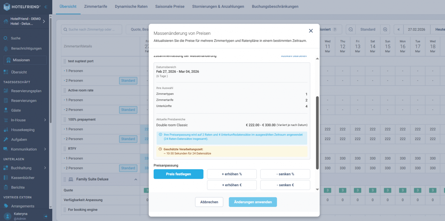 Massenhafte Preisänderungen – intelligenter und transparenter