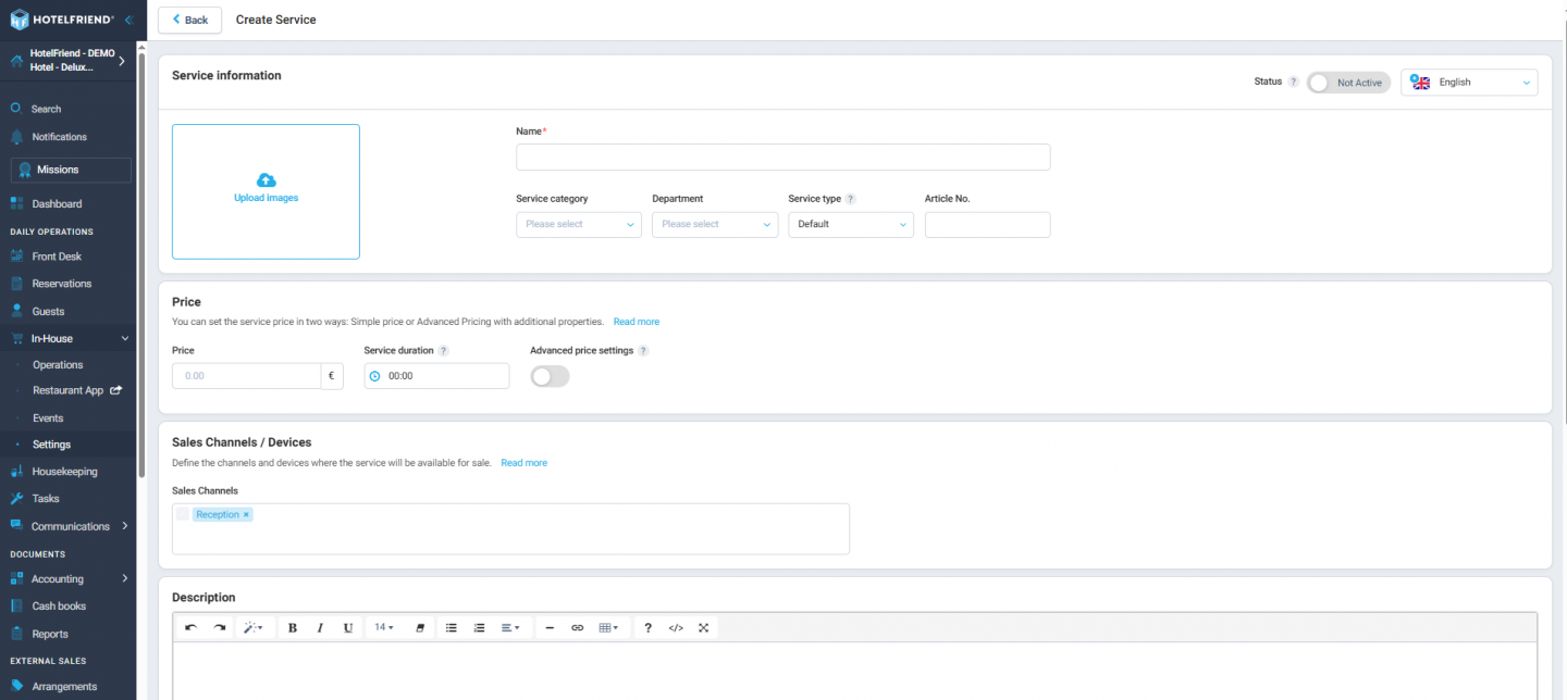 Simplified Service Creation