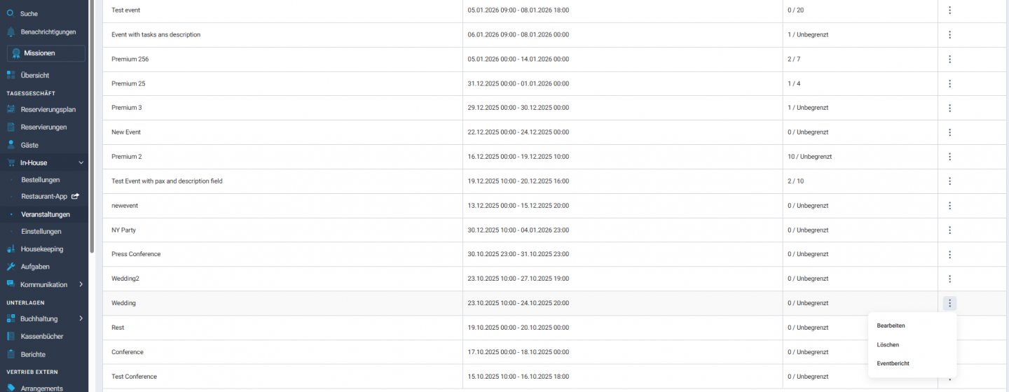 Function-Sheet-Berichte