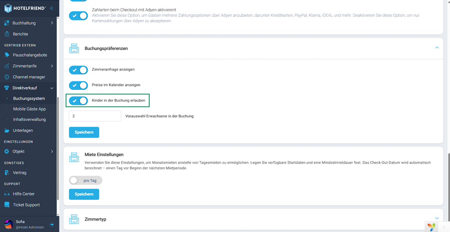 Hoteliers erhalten nun mehr Flexibilität bei der Definition von Buchungsparametern für Gäste.