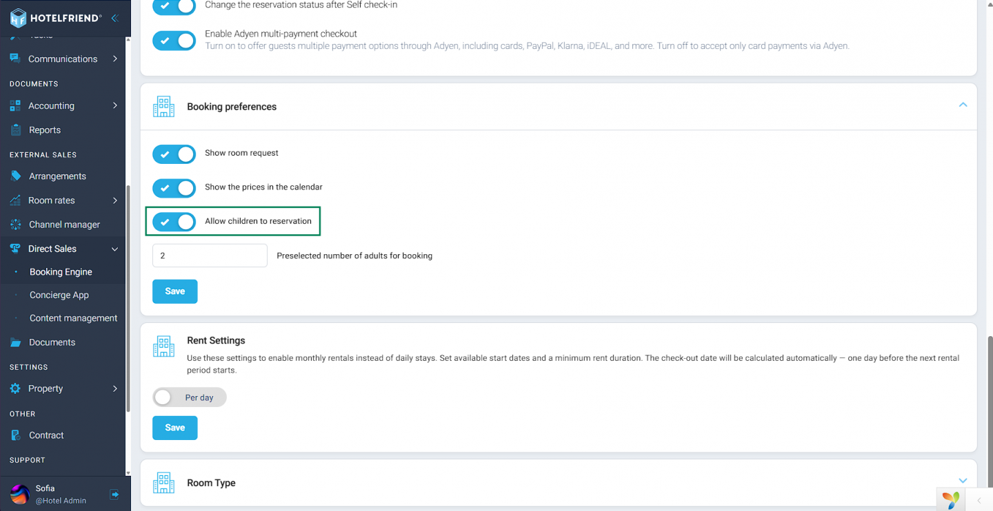 Hoteliers now have more flexibility in defining guest reservation parameters.