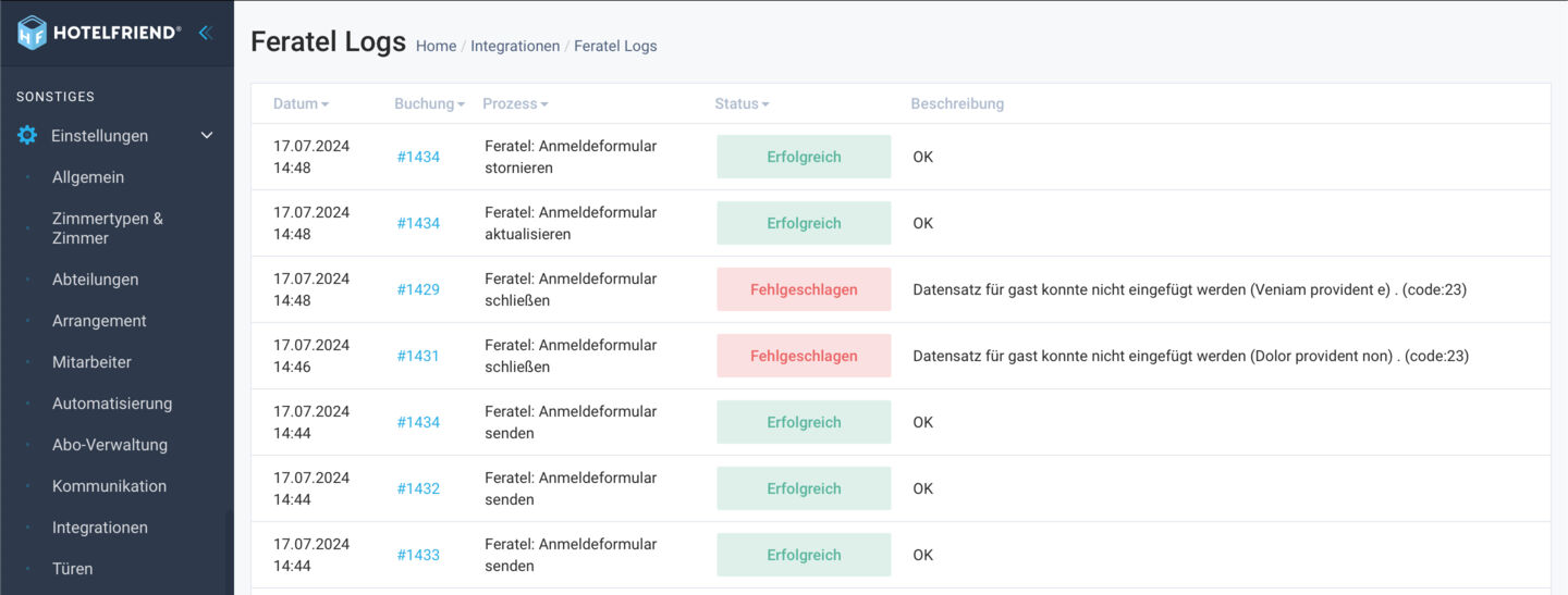 Dies sorgt für mehr Transparenz und eine einfachere Verfolgung der Registrierungsaktivitäten