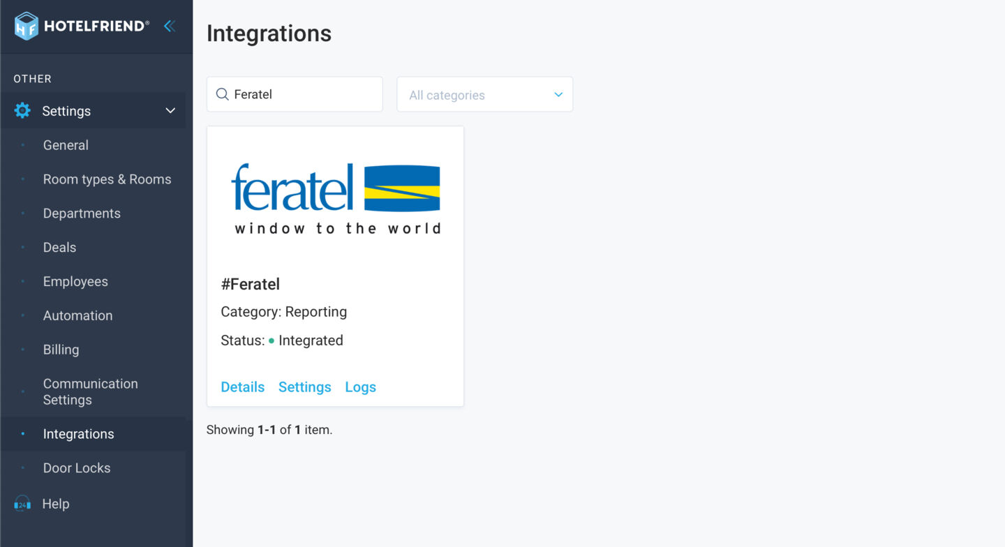 Introducing a new integration with Feratel