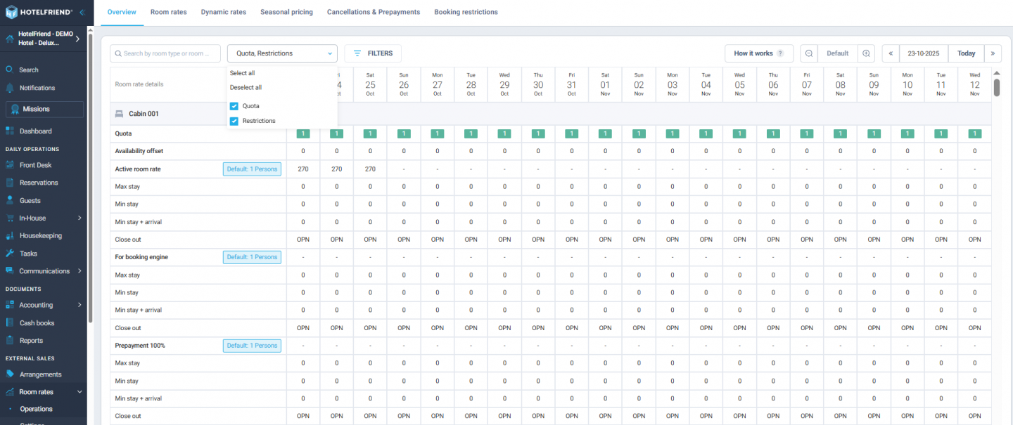 Improvements to the booking and reservation experience