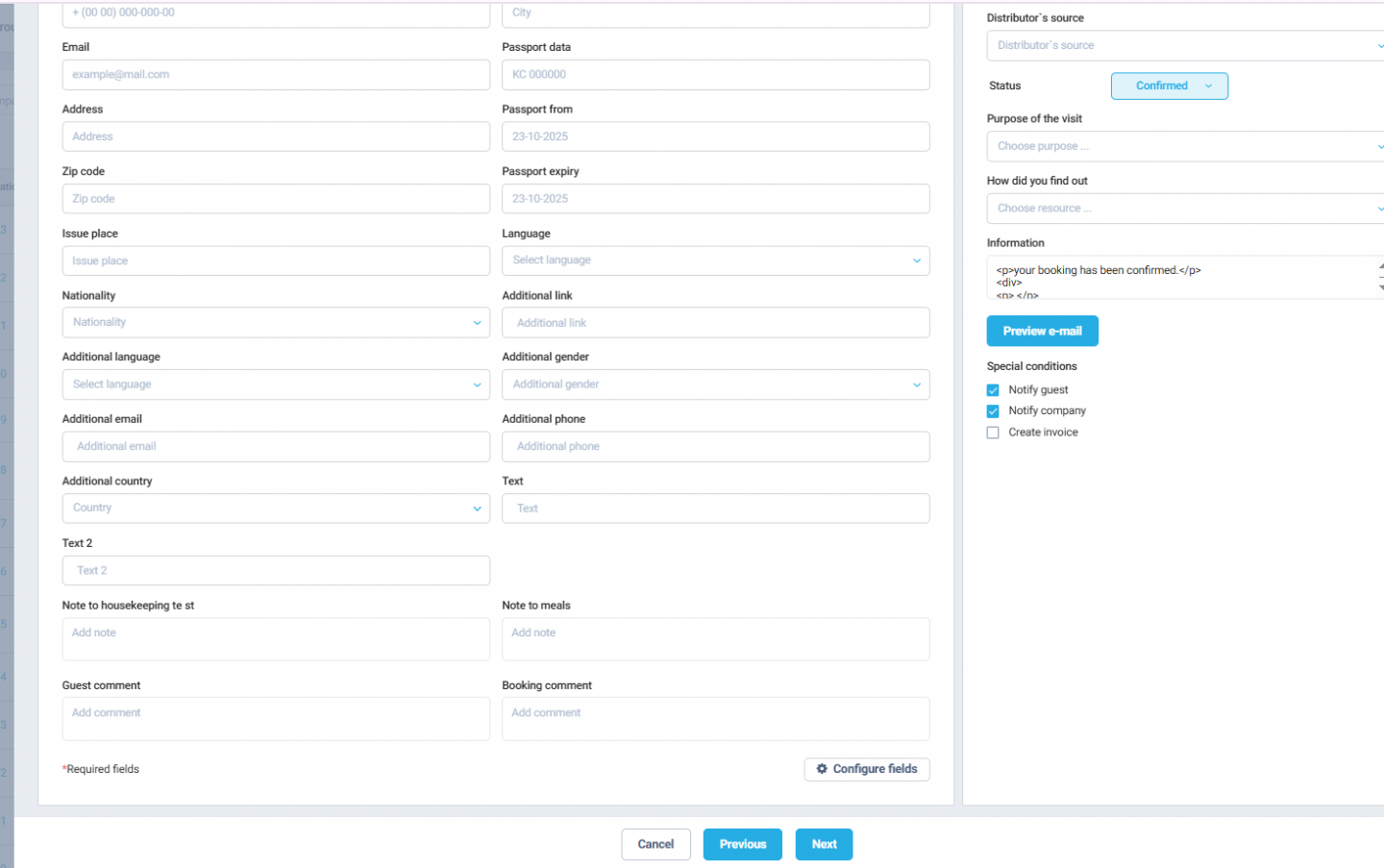 Notify companies instantly